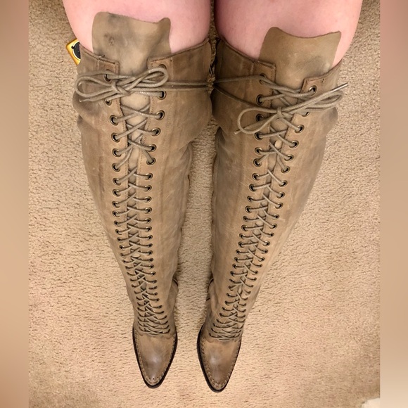 Rare Jeffrey Campbell James otk Lace Up Genuine Leather - Picture 4 of 17